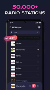 Radio FM AM: Live Local Radio APK screenshot 1