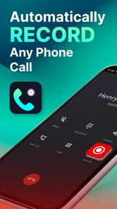 Auto Call recorder App APK screenshot 1
