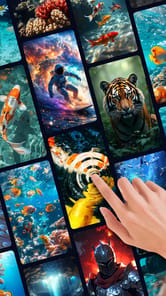 Ripple & 3D Live Wallpaper APK screenshot 1