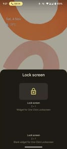 One Click Lock Screen APK screenshot 1