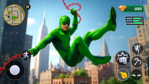 Super Rope: Hero Flying APK screenshot 1