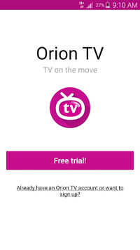 Orion TV APK screenshot 1 Orion TV APK screenshot 1