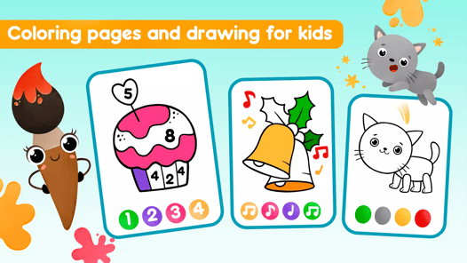 Coloring book Drawing games APK screenshot 1
