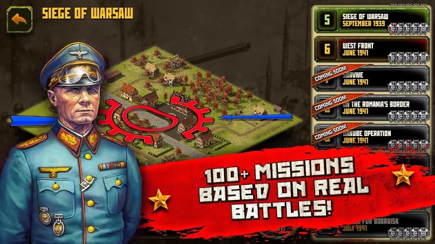 World War II: Eastern Front Strategy game APK screenshot 1
