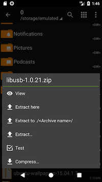 ZArchiver APK screenshot 1