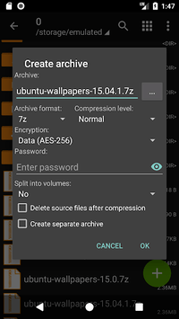 ZArchiver APK screenshot 1