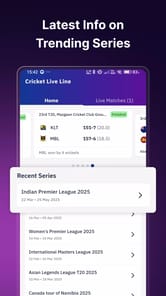 Cricket Live Score : Live Line APK screenshot 1