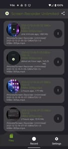 Screen Recorder Unlimited APK screenshot 1