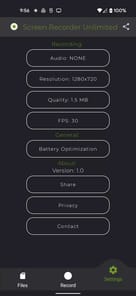 Screen Recorder Unlimited APK screenshot 1