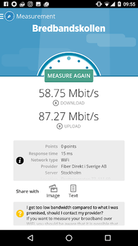 Bredbandskollen APK screenshot 1
