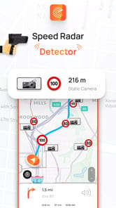 Radar, HUD, Map, Speed Camera APK screenshot 1