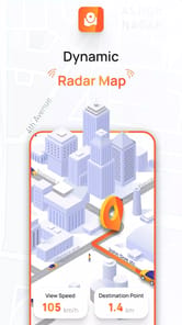 Radar, HUD, Map, Speed Camera APK screenshot 1