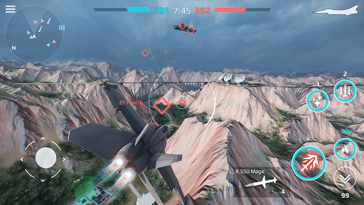 Sky Combat: war planes online simulator PVP APK screenshot 1
