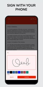 Sign PDF documents easy & fast APK screenshot 1