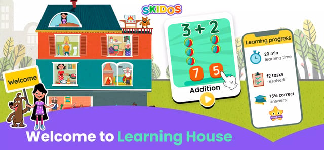 SKIDOS Learning House for Kids APK screenshot 1