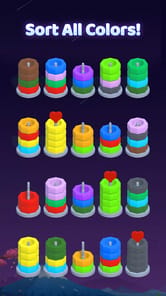 Color Hoop Sort - Ring Puzzle APK screenshot 1
