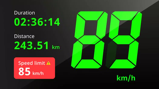 GPS Speedometer & Odometer APK screenshot 1