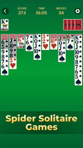 Spider Solitaire Classic Games APK screenshot 1