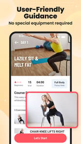 Lazy exercise at home APK screenshot 1