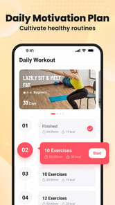 Lazy exercise at home APK screenshot 1
