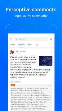 Pivot - Bitcoin,BTC,ETH,BCH,LTC,EOS,Cryptocurrency APK screenshot 1