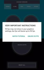 90 FPS APK screenshot 1