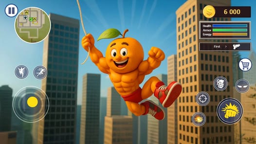 Italian Meme Hero Rope City APK screenshot 1