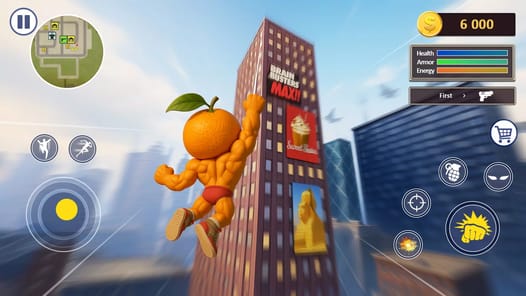 Italian Meme Hero Rope City APK screenshot 1