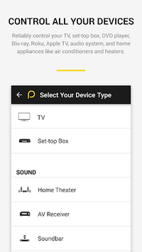 Peel Universal Smart TV Remote Control APK screenshot 1 Peel Universal Smart TV Remote Control APK screenshot 1