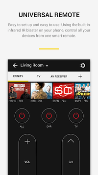 Peel Universal Smart TV Remote Control APK screenshot 1 Peel Universal Smart TV Remote Control APK screenshot 1