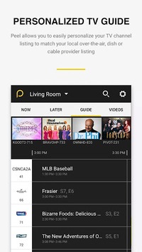 Peel Universal Smart TV Remote Control APK screenshot 1 Peel Universal Smart TV Remote Control APK screenshot 1