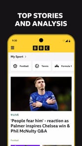 BBC Sport APK screenshot 1 BBC Sport APK screenshot 1