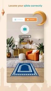 Qibla Direction - Prayer Times APK screenshot 1
