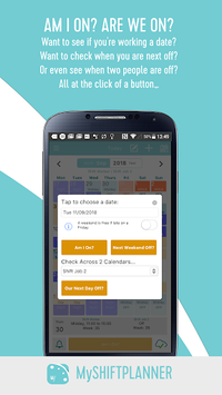 My Shift Planner - Personal Shift Work Calendar APK screenshot 1