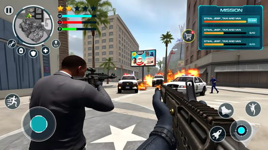 GT Vegas Crime City Simulator APK screenshot 1