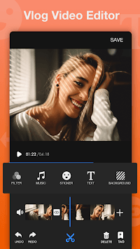 Vlog Video Editor for YouTube & Video Maker- VlogU APK screenshot 1