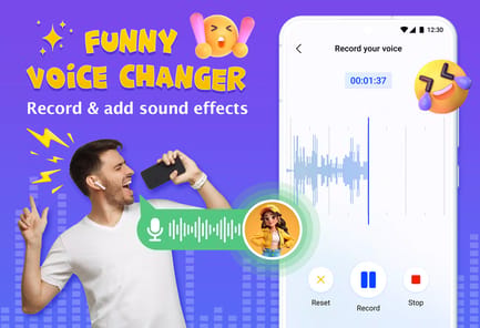 Voice Changer AI, Sound Effect APK screenshot 1