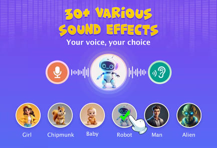 Voice Changer AI, Sound Effect APK screenshot 1