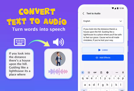 Voice Changer AI, Sound Effect APK screenshot 1