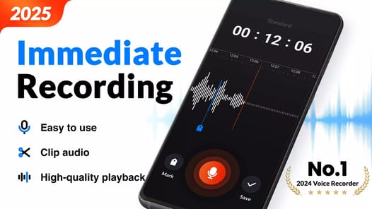 Voice Recorder & Voice Memos APK screenshot 1