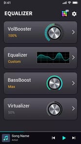 Volume & Bass Boost Equalizer APK screenshot 1