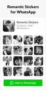 WASticker.ly Romantic Stickers APK screenshot 1