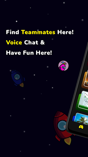 AmongChat - Voice Chat for Among Us Friends APK screenshot 1