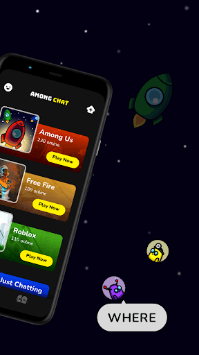 AmongChat - Voice Chat for Among Us Friends APK screenshot 1