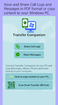 Transfer Companion APK screenshot 1