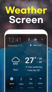 Weather Screen - Forecast APK screenshot 1
