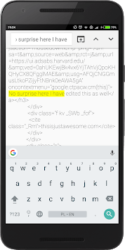 HTML/CSS Website Inspector APK screenshot 1