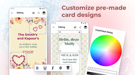 Wedding Invitation Card Maker APK screenshot 1