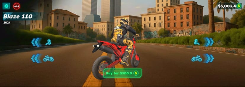 Wheelie Master: Moto Ride 3D APK screenshot 1 Wheelie Master: Moto Ride 3D APK screenshot 1