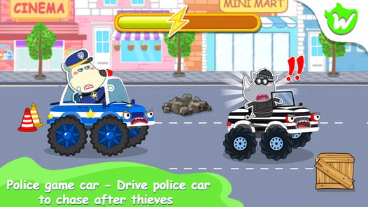 Wolfoo Police And Thief Game APK screenshot 1